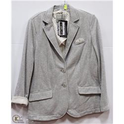 GREY BLAZER WITH SPARKLE SIZE LARGE