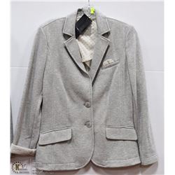 GREY BLAZER WITH SPARKLE SIZE MEDIUM