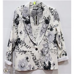 FLOWER PRINT BLAZER SIZE LARGE