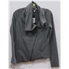 Image 1 : GREY OFF CENTER ZIPPERED JACKET SIZE XSM