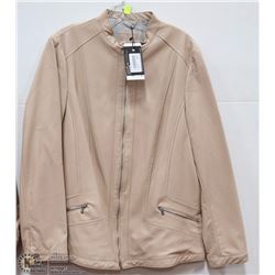 LEATHER LIKE JACKET SIZE LARGE