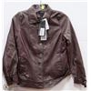 Image 1 : VINTAGE STYLE FAUX LEATHER JACKET SIZE XSM