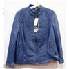 Image 1 : QUILTED FAUX LEATHER JACKET SIZE XL