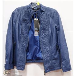 QUILTED FAUX LEATHER JACKET SIZE XSM