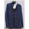 Image 1 : LONG NAVY BUTTON JACKET SIZE XSM