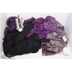 LOT OF 5 ASSORTED SCARVES