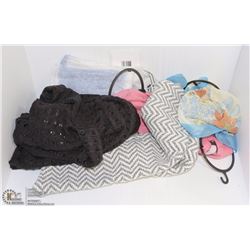 LOT OF 5 ASSORTED SCARVES