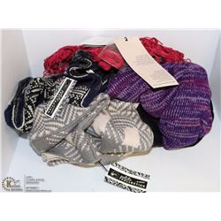LOT OF 5 ASSORTED SCARVES