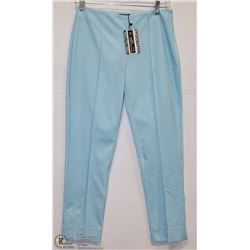 TURQUOISE CHECKERED PANT SIZE 8