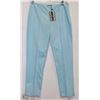Image 1 : TURQUOISE CHECKERED PANT SIZE 10