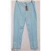 Image 1 : TURQUOISE CHECKERED PANT SIZE 10