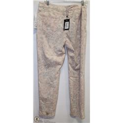 LIGHT PINK CHEETAH PRINT PANTS SIZE 14