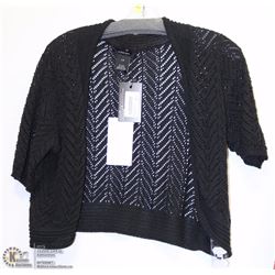 OPEN KNIT BOLERO SIZE LARGE