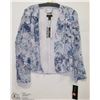Image 1 : BLUE & WHITE FLORAL PRINT JACKET SIZE 6