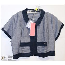 DENIM SHORT BOLERO SIZE 10