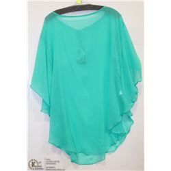 RUFFLE HEM BEACH COVER SIZE MED TO LARGE