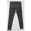 Image 1 : MICHAEL KORS DARK WASH SHINY JEAN SIZE 6