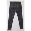 Image 1 : MICHAEL KORS DARK WASH SHINY JEAN SIZE 10