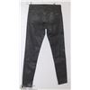 Image 1 : MICHAEL KORS DARK WASH SHINY JEAN SIZE 12