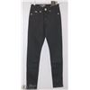 Image 1 : CARRELI JEANS BLACK SKINNY SIZE 28