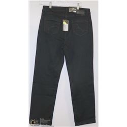 CARRELI BLACK HIGH RISE STRAIGHT JEANS SIZE 31