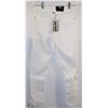 Image 1 : WHITE HIGH RISE CROP JEANS SIZE 26