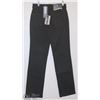 Image 1 : MID RISE STRAIGHT LEG BLACK JEANS SIZE 00