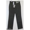 Image 1 : MID RISE STRAIGHT LEG BLACK JEANS SIZE 2