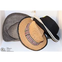 LOT OF 3 HATS