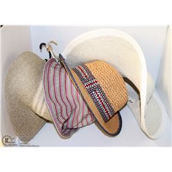 LOT OF 4 HATS
