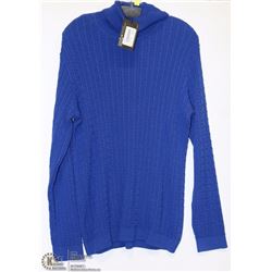 LONG SLEEVE CABLE KNIT TURTLE NECK SIZE XL