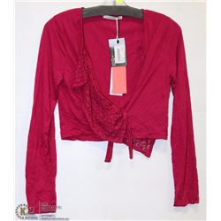 TIE FRONT BOLERO SIZE 6