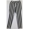 Image 1 : BLACK & WHITE STRIPED JEANS SIZE 12