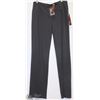 Image 1 : BLACK STRAIGHT LEG DRESS PANT SIZE LARGE