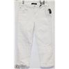 Image 1 : OFF WHITE CAPRI DRESS PANTS SIZE 2