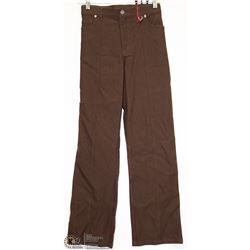 BROWN DRESS PANT WITH FRONT LEG SEAM SIZE 12