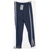 Image 1 : INDIGO & DENIM COLORED LEGGING W/BUTTON DETAIL