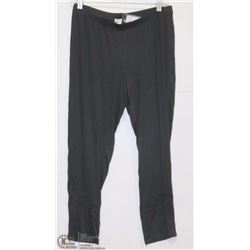 BLACK LEGGINGS WITH LACE DETAILS SIZE MED