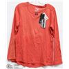 Image 1 : ORANGE CREW NECK LONG SLEEVE TOP SIZE XL