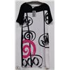 Image 1 : BLACK & PINK PRINT DRESS SIZE 8