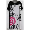 Image 1 : BLACK & PINK PRINT DRESS SIZE 10