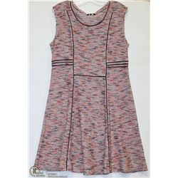 SLEEVELESS NAVY & ORANGE DRESS SIZE LARGE