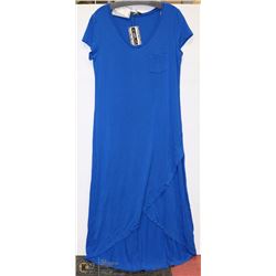 ROYAL BLUE TSHIRT STYLE DRESS SIZE LARGE