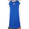 Image 1 : ROYAL BLUE TSHIRT STYLE DRESS SIZE LARGE