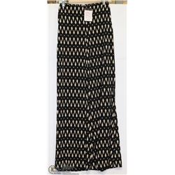 PALAZZO PANTS W/LATTICE PATTERN SIZE 12