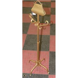 GOLD CRYSTAL PURSE STAND - HOLDS UP TO 12 PURSES