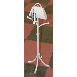 WHITE CRYSTAL PURSE STAND - HOLDS UP TO 12 PURSES