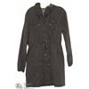 Image 1 : BLACK 3/4 LENGTH CANVAS JACKET SIZE 8