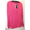Image 1 : PINK PULL OVER CARDIGAN SIZE XL