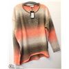 Image 1 : APRICOT/BROWN SWEATER LONG SLEEVE SIZE 10